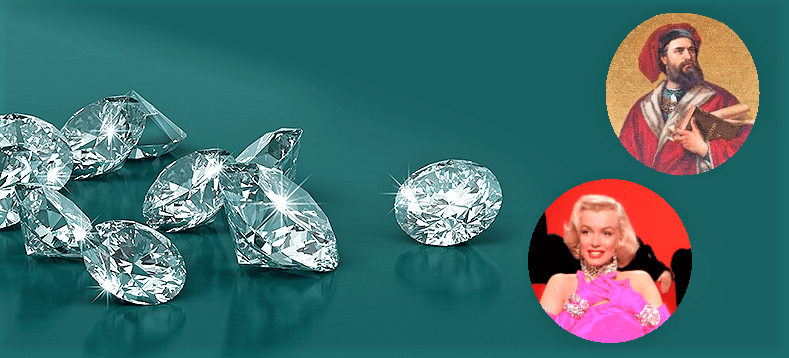 diamanti calderoni marilyn monroe marco polo il milione gioielleria venezia meneghetti